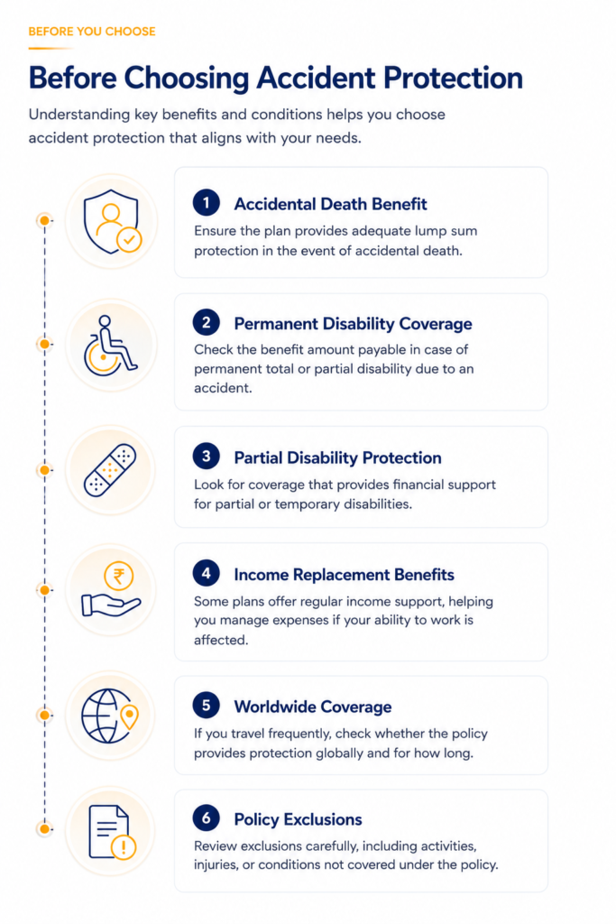 Before choosing accident protection guide